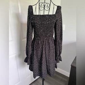 Black and White Polka Dot Dress
